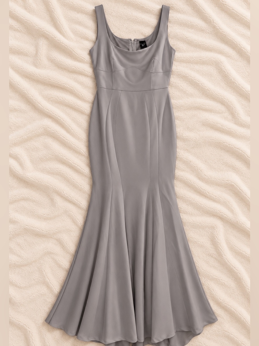 Windsor Silver Gray Formal Maxi Dress Gown – NWT